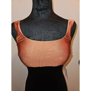 Shade and Shore bikini top - Size XSmall - Brown/Copper Color - BNWT